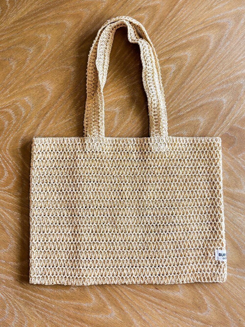 BURBERRY tote bag straw raffia bag Burberry Goddess